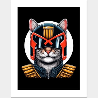 Paw & Order; Judge Cat Posters and Art